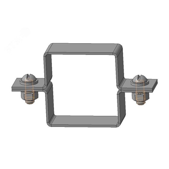 Зажим крышки поясного типа ЗКПТ 200х60 УХЛ1, горячее цинкование(толщина покрытия 40 -120мкм), S1,5 Завод ЭМИ Курган П0000015094