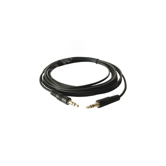 Кабель аудио Jack 3.5 мм. M на Jack 3.5 мм. M, 1.8 м., черный Kramer C-A35M/A35M-6