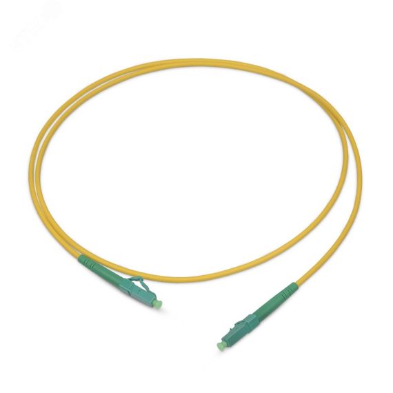 Шнур оптический simplex 20м LC/APC-LC/APC 9/125 sm LSZH Cabeus FOP(s)-9-LC/APC-LC/APC-20m