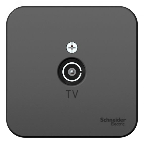 Коннектор ТВ BLANCA с изолирующей пластиной, антрацит SE (Systeme) BLNTA000016