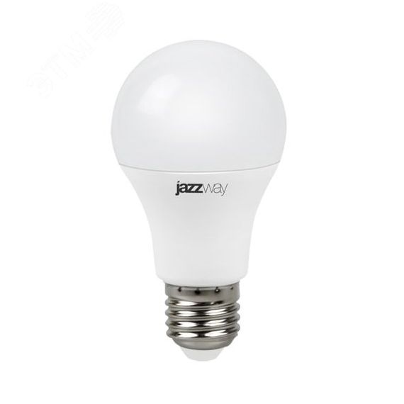 Лампа светодиодная LED 10Вт Е27 A60 BUGLIGHT 540Лм холодный белый JazzWay 5008960
