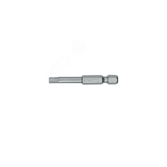 Бита шестигранная H3 х 50 мм 1/4'' E6.3 Industrial WITTE 271932000