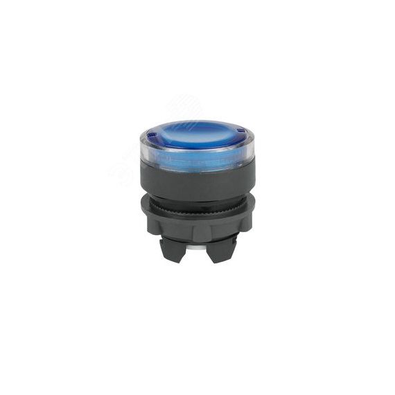 Головка кнопки OptiSignal D22 A5-PL-6 с подсветкой синяя пластик ZB5AW363 КЭАЗ 332309