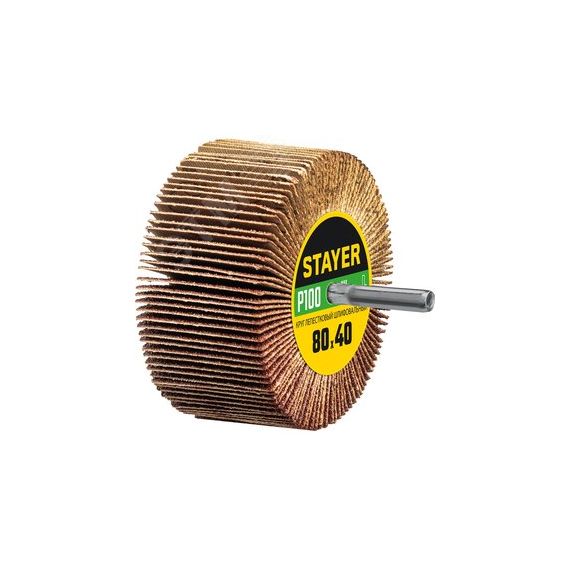 Круг шлифовальный d 80 x 40 мм P100 STAYER 36609-100
