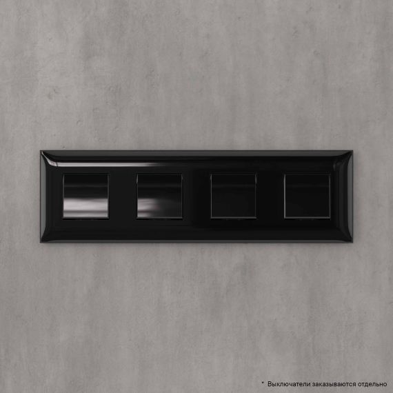 Рамка "Avanti", "Черный квадрат", 4 поста (8 мод.)