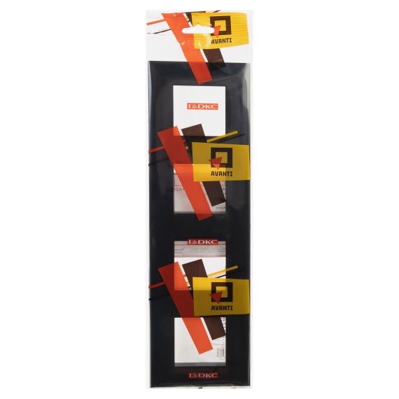 Рамка "Avanti", "Черный квадрат", 4 поста (8 мод.)