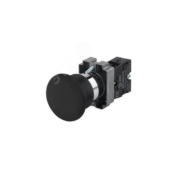 Кнопка управления LAY5-BC21 ''Грибок'' черный 1з ЭРА Б0045640