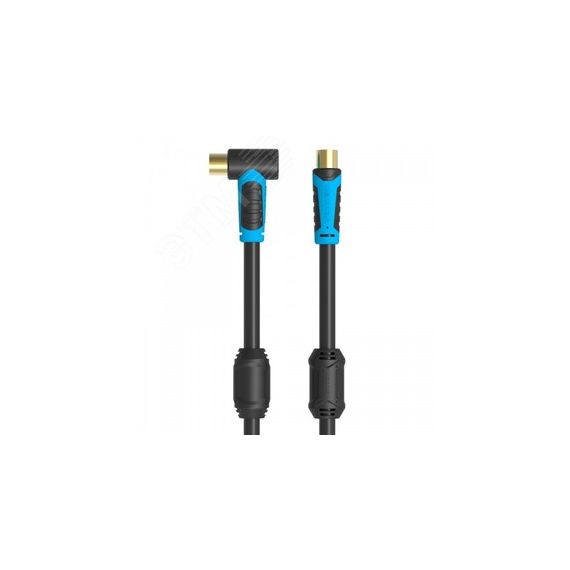 Кабель антенный M на M, угол 90 гр., 1 м. Vention VAV-A02-B100