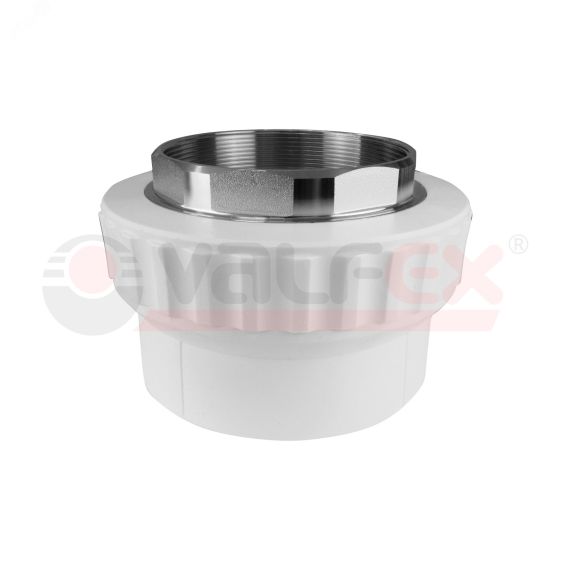 Муфта переходная ВР под ключ  PPR 40 х 11/2 белая VALFEX 10134240