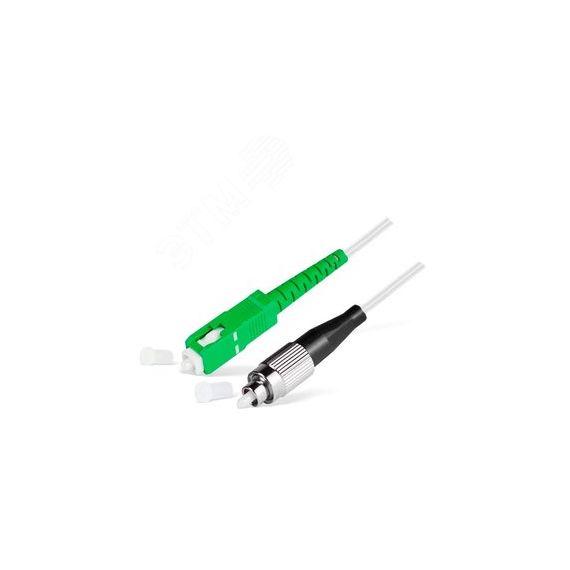 Шнур оптический spc SC/APC-FC/UPC 9/125 G.657A1 2.0мм 20м LSZH (пачт-корд) NTSS NTSS-SPC-657-SC/A-FC/U-2.0-20