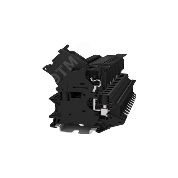 Клемма TU с предохранителем со светодиодом 24VAC/VDC, сечение 4 мм. кв., черная SUPU TU4-FUSELED24-BK