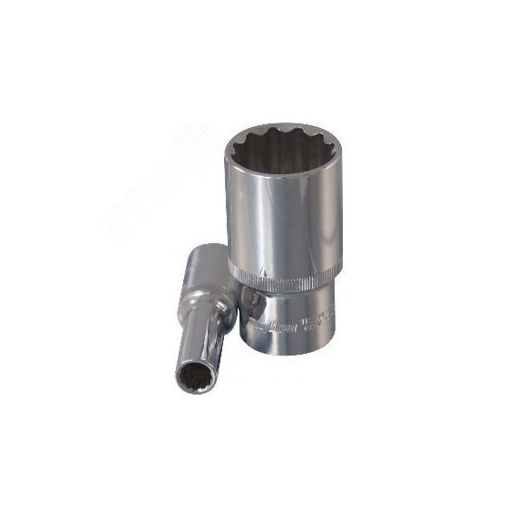 Головка торцевая глубокая 12-гранная 1/2''DR, 20 мм Ombra 112220