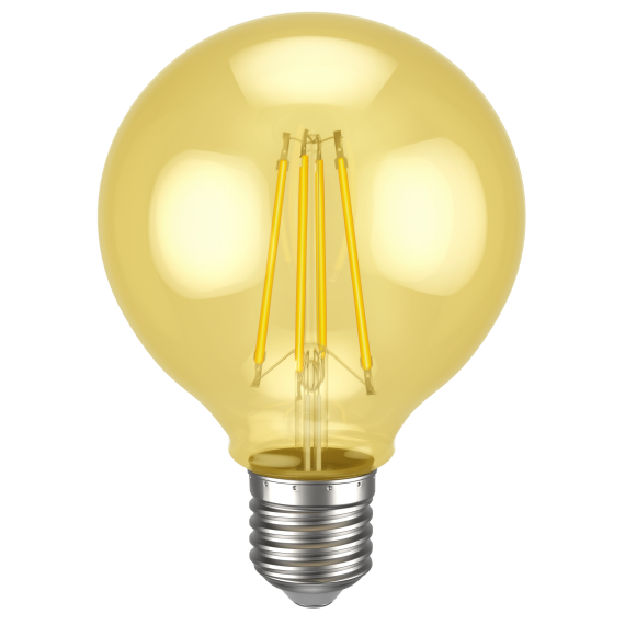 Лампа светодиодная G95 шар золото 8Вт 230В 2700К E27 серия 360° IEK