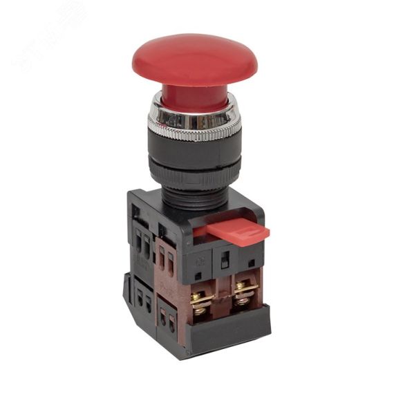 Кнопка красная AEA-22 Гриб NO+NC EKF pbn-aea-r