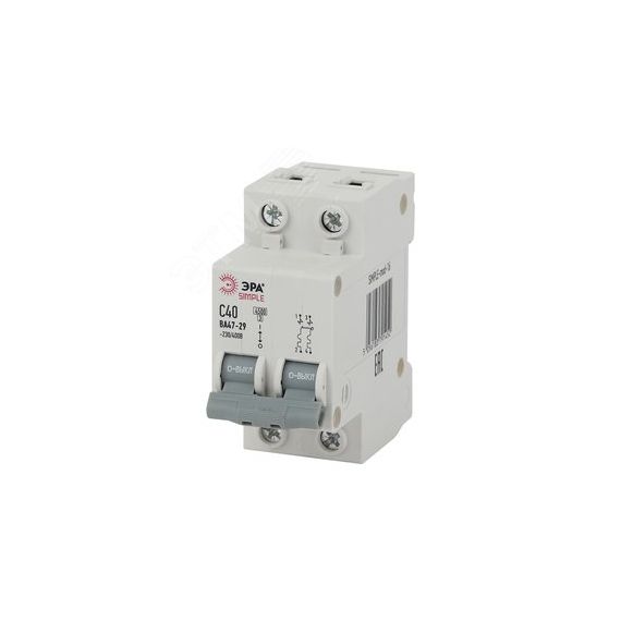 Автоматический выключатель 3P 25А (C) 4,5кА ВА 47-29 (4/60/1200) SIMPLE-mod-23 ЭРА Б0039240