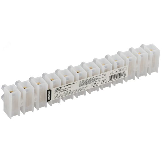 Зажим винтовой ЗВИ-100 10-25мм2 12пар GENERICA IEK UZV10-100-025-K01-10-G