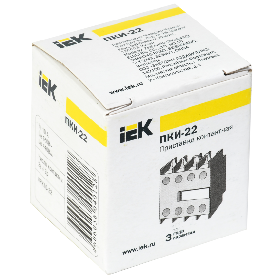 Приставка ПКИ-22 дополнительные контакты 2NO+2NC IEK