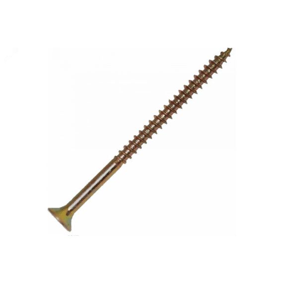 Шуруп универсальный 4х40 потайная головка, остроконечный, желтопассивированный (250шт) ХВАТ 21340-4