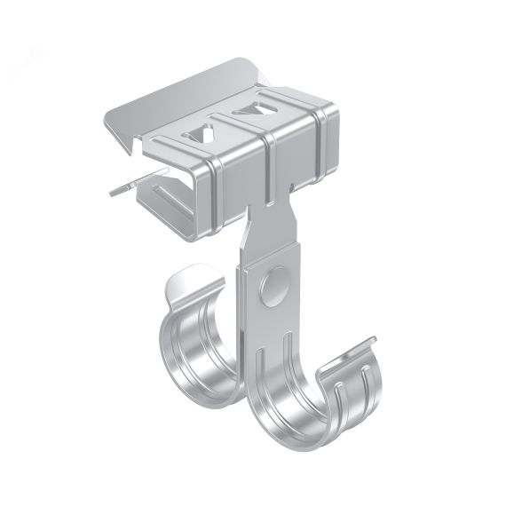 Зажим балочный 8-14мм под трубу двойной 20 мм PROxima EKF ZB8-14-Tr20W