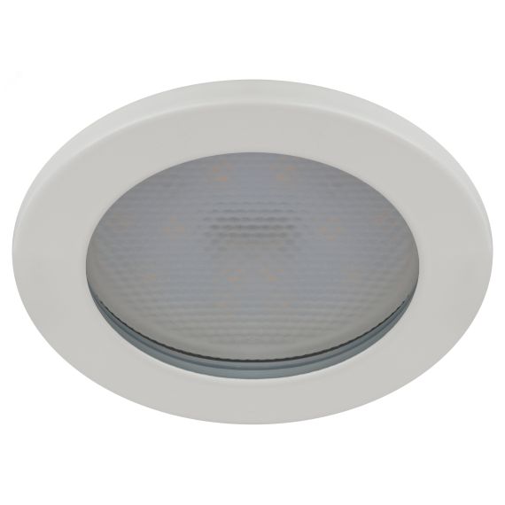 Встраиваемый светильник влагозащищенный KL95 WH GX53 IP44 белый ЭРА Б0055809