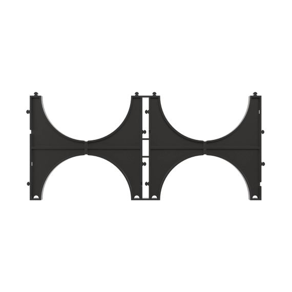 Держатель расстояния (кластер) для двустенных труб, д.110мм, двойной