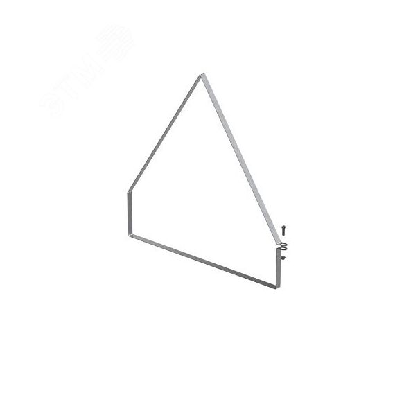 Хомут двускатной крышки лотка универсальный 150х150, толщ. 1,0 мм, гор. цинк OSTEC 344110