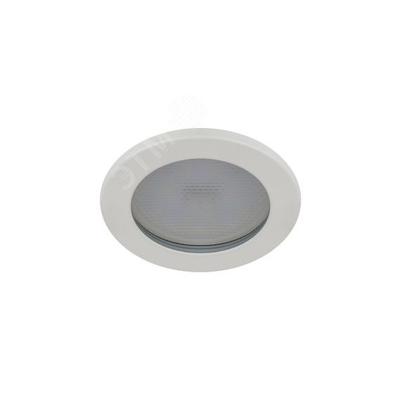 Встраиваемый светильник влагозащищенный KL95 WH GX53 IP44 белый ЭРА Б0055809