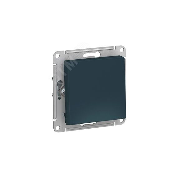 Выключатель одноклавишный ATLASDESIGN схема 1 10АХ механизм изумруд SE (Systeme) ATN000811