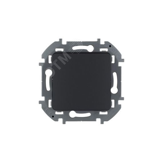 Переключатель одноклавишный INSPIRIA 10 AX 250 В~ антрацит Daccord/Legrand 673653