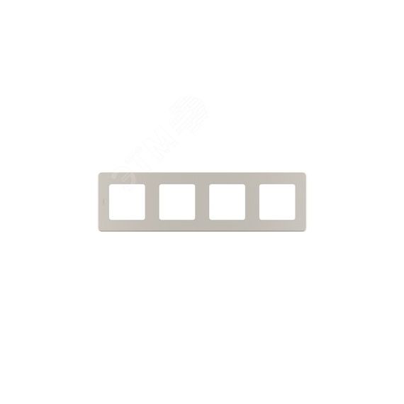 Рамка 4 поста INSPIRIA шампань Daccord/Legrand 673968