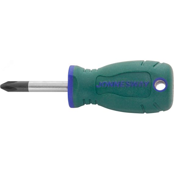 Отвертка стержневая крестовая ANTI-SLIP GRIP, PH2х38 мм Jonnesway D77P238