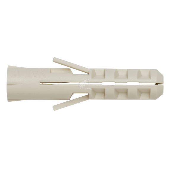 Дюбель нейлоновый 10х50 NAT10 (180шт) SORMAT FAS75010