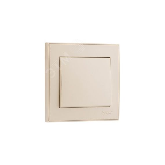 Выключатель RAIN жемчужно-белый перламутр Lezard 703-3030-100