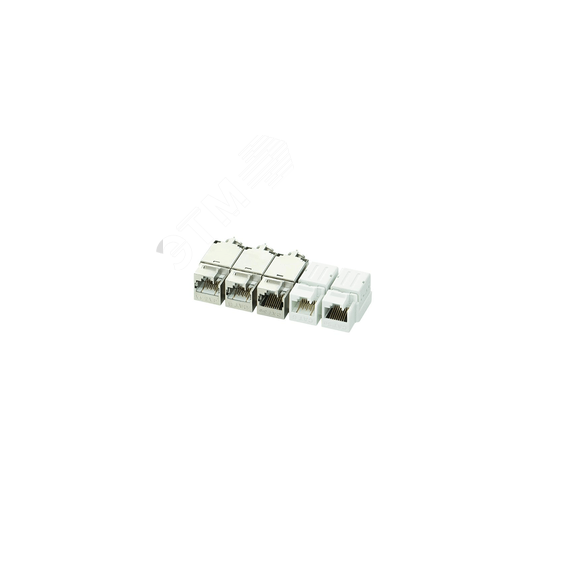 Модуль Keystone для системы мониторинга, Кат.5e, RJ45/8P8C, для FT-TOOL, неэкраннированный, белый NIKOMAX/NIKOLAN NMC-KJUD2-LS-WT