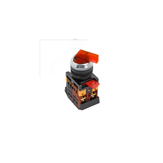 Переключатель ANLC-22 3P красный с подсветкой 24В DC NO+NC PROxima EKF psw-anlc-3p-r-24