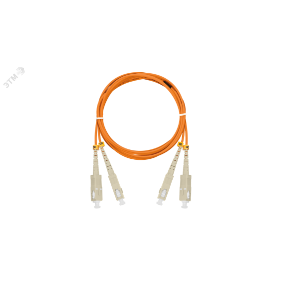 Шнур оптический соединительный мм 50/125 OM2 SC/UPC-SC/UPC двойной LSZH NIKOMAX/NIKOLAN NMF-PC2M2C2-SCU-SCU-003