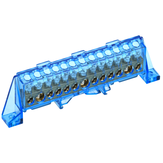 TEKFOR Шина N "ноль" в комбинированном DIN-изоляторе "Стойка" 8х12-13-С IEK