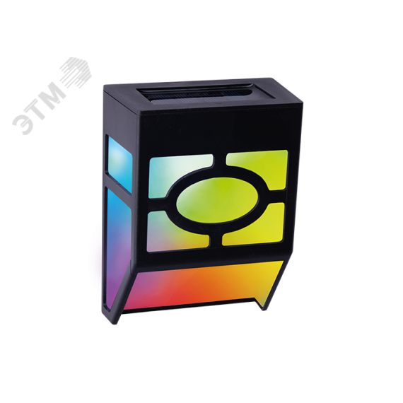 Светильник светодиодный SLR-W06 RGB с солнечной батареей настенный IP44 ФАZA 5040793