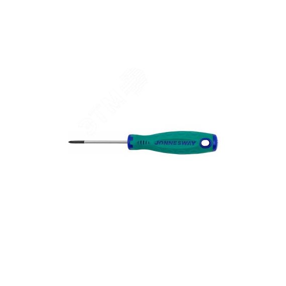 Отвертка стержневая крестовая ANTI-SLIP GRIP, PH0x60 мм Jonnesway D71P060