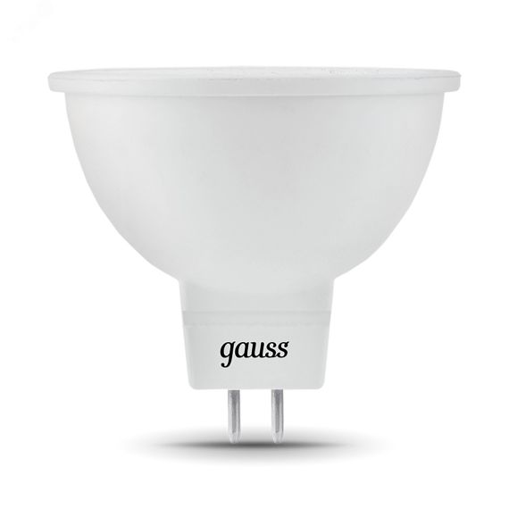 Лампа светодиодная LED 7 Вт 600 лм 3000К AC150-265В GU5.3 софит MR16 теплая  Black Gauss Gauss 101505107