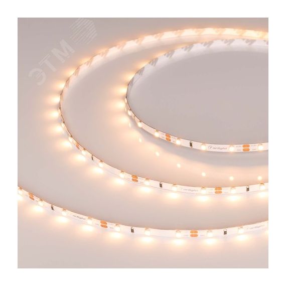Лента RT-A60-5мм 12V Warm2400 (4.8 W/m, IP20, 2835, 5м) (узкая) Arlight 028616(2)