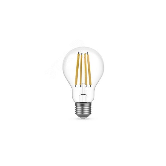 Лампа светодиодная филаментная LED 17 Вт 1550 лм 4100К А60 груша нейтральный E27 AC 210-240В IP20 Basic Gauss Gauss 10212272