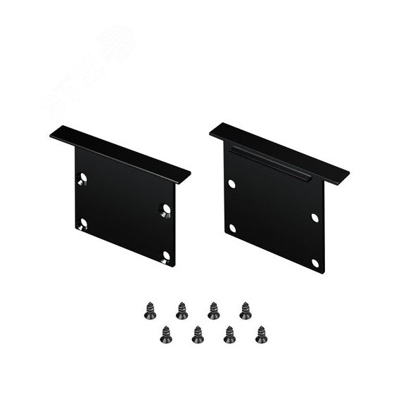 Заглушка LINIA49-F-S BLACK глухая (Arlight, Металл) Arlight 041881