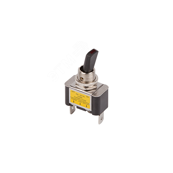 Тумблер 12V 30А (3c) ON-OFF однополюсный с зеленой LED подсветкой REXANT 36-4353