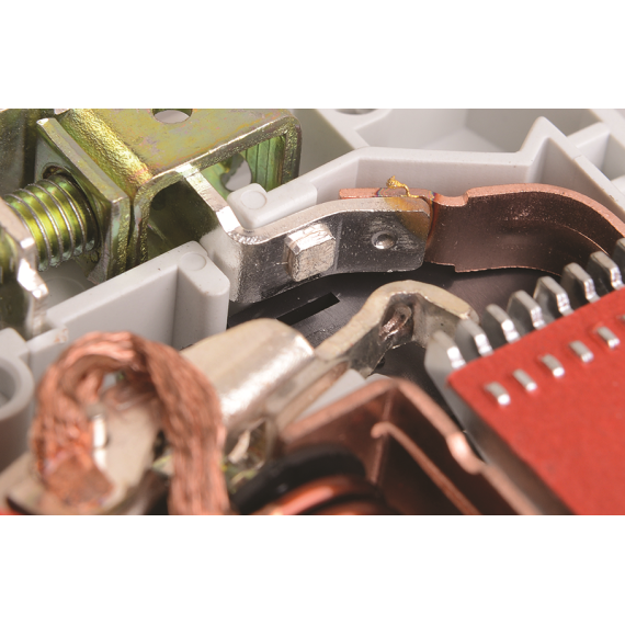 Напайка из серебросодержащего композита повышает износостойкость контактной группы и снижает переход