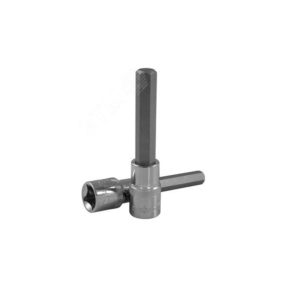 Насадка торцевая 1/2''DR с вставкой-битой шестигранной, Н10, 100 мм Ombra 121210