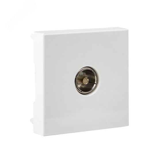 Розетка ТВ (ширина 2 модуля) EKF E2MA00-027-10