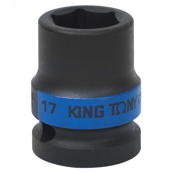 Головка торцевая ударная шестигранная 1/2', 17 мм King Tony 453517M