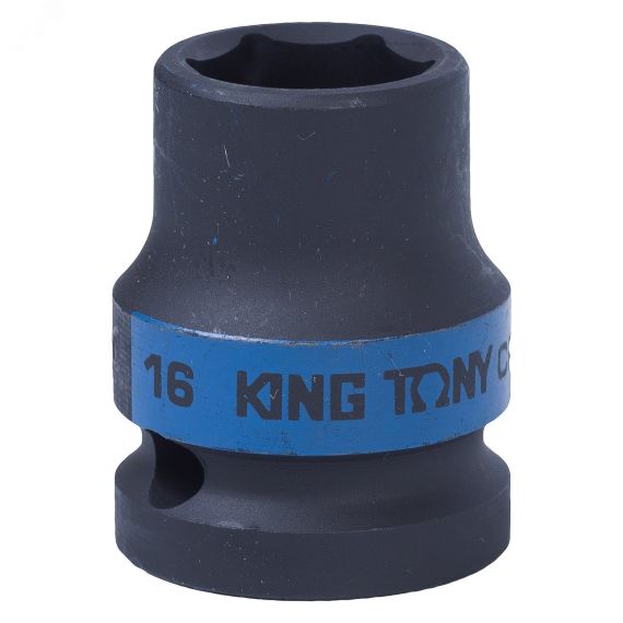 Головка торцевая ударная шестигранная 1/2', 16 мм King Tony 453516M