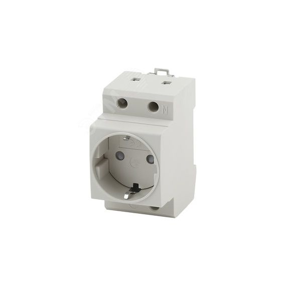 Розетка на DIN-рейку PRO MRD10-16-E 16А с заземлением ЭРА Б0057482